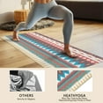 thumbnail image 4 of Bright Tribal Striped Pattern Hot Yoga Mat Towel Non Slip for Hot Yoga - Quick-Drying Yoga Mat Cover with 4 Corner Pockets with Travel Bag - Hot Yoga Towel Non Slip 74"x26", 4 of 6