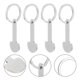 thumbnail image 5 of 6 piezas de tokens de tranvía anillo de llave de metal de tokens pequeños tokens de carrito portátiles tokens, 5 of 5