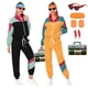 thumbnail image 2 of Disfraz de fantasía hippie de los años 80 y 90 para mujer, disfraz de fiesta disco, cosplay, para mujer adulta, para Halloween, carnaval, ropa rockera vintage, hip-hop, 2 of 5