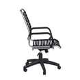 thumbnail image 3 of 42" Black and Chrome Flat Bungee Cord High Back Office Chair, 3 of 6