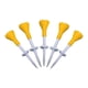 thumbnail image 1 of Accesorios de golf Soportes de golf de altura ajustable para práctica Amarillo 5 piezas, 1 of 3