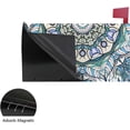 thumbnail image 4 of Coolnut Mailbox Covers Magnetic Standard Size Folk Traditional Mandala Design Seasonal Mail Wraps for Home Outdoor Decor, 25.4"x20.78", 4 of 5