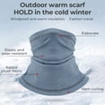 thumbnail image 2 of Lot de 2 Cache-Cou Masque de Ski Hommes Femmes Cyclisme Chasse Temps Froid Couvrant Bleu, 2 of 7