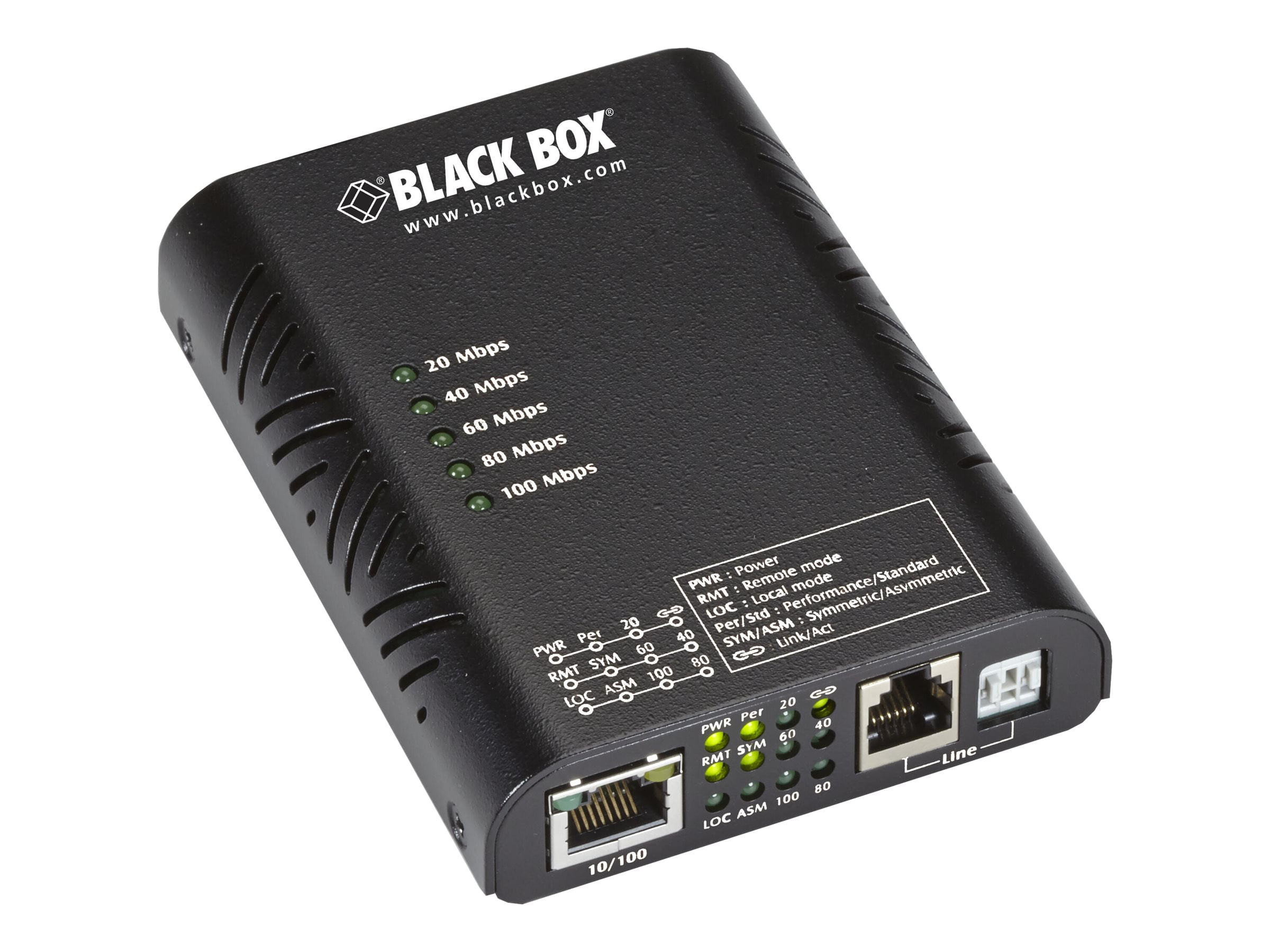 Black Box Industrial Extender Network extender 100Mb LAN