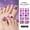 A10, variant on YTTAL Red French Tip Toe Nail Strips, Heart Glitter Toenail Stickers, Self-Adhesive Pedicure Wraps with Nail File, Buy 2 Get 1 Free, Buy 4 Get 2 Free, Salon-Quality DIY Decals