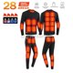 thumbnail image 3 of Conjunto de ropa interior con calefacción eléctrica para invierno, chaqueta de motocicleta, chaqueta autocalentable, pantalones y calzoncillos largos térmicos de polar para hombre, 3 of 5