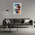 thumbnail image 3 of Stephen Chambers 17x24 White Modern Wood Framed Wall Art Titled - Barbie 2, 3 of 6