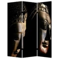 thumbnail image 2 of 1" x 48" x 72" Multi Color Wood Canvas Budda  Screen, 2 of 2