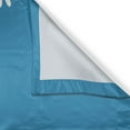 thumbnail image 3 of Ambesonne Blue Kitchen Curtains, Flowers Flying Doves, 55"x39", Blue White, 3 of 3