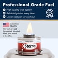 thumbnail image 3 of Sterno Fuel Cans - 6-Hour Burn, (6-Pack) Chafing Dish Fuel Can Burners for Food Warmer, Resealable Twist Chafer Fuel Canned Heat, Handy Wick, 3 of 8