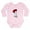 Petal Pink, variant on CafePress - Kiniart Dalmatian In R Long Sleeve Infant Bodysuit - Long Sleeve Cotton Baby Bodysuit