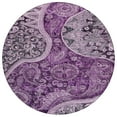 thumbnail image 2 of Addison Rugs Chantille Indoor/Outdoor Transitional Swirl Purple Washable Round Rug, 8' x 8', 2 of 6