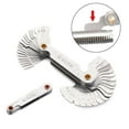 thumbnail image 3 of Lathe Combination Tools 55/60 Degree Measuring Thread Plug Gauge Screw Pitch Gear Tooth Gauges Center Measurement 60D METRIC, 3 of 8