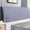 Gray, variant on Euaioeiu Quilted Velvet Headboard Cover Vertical Striped Bed Head Protector Full Wrap Dirtproof Stretchable Fabric Decorative Accent for Master Bedroom Guest Room Makeover