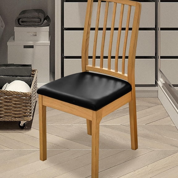 OUNONA Stretchy Elastic PU Chair Cover Slipcover for Dining Room and Living Room Furniture, Comfortable and