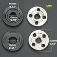 thumbnail image 4 of SharkTRUE FurNest 2x Replacement Angle Grinder Part Inner Outer Flange - Nuts steel, 4 of 8