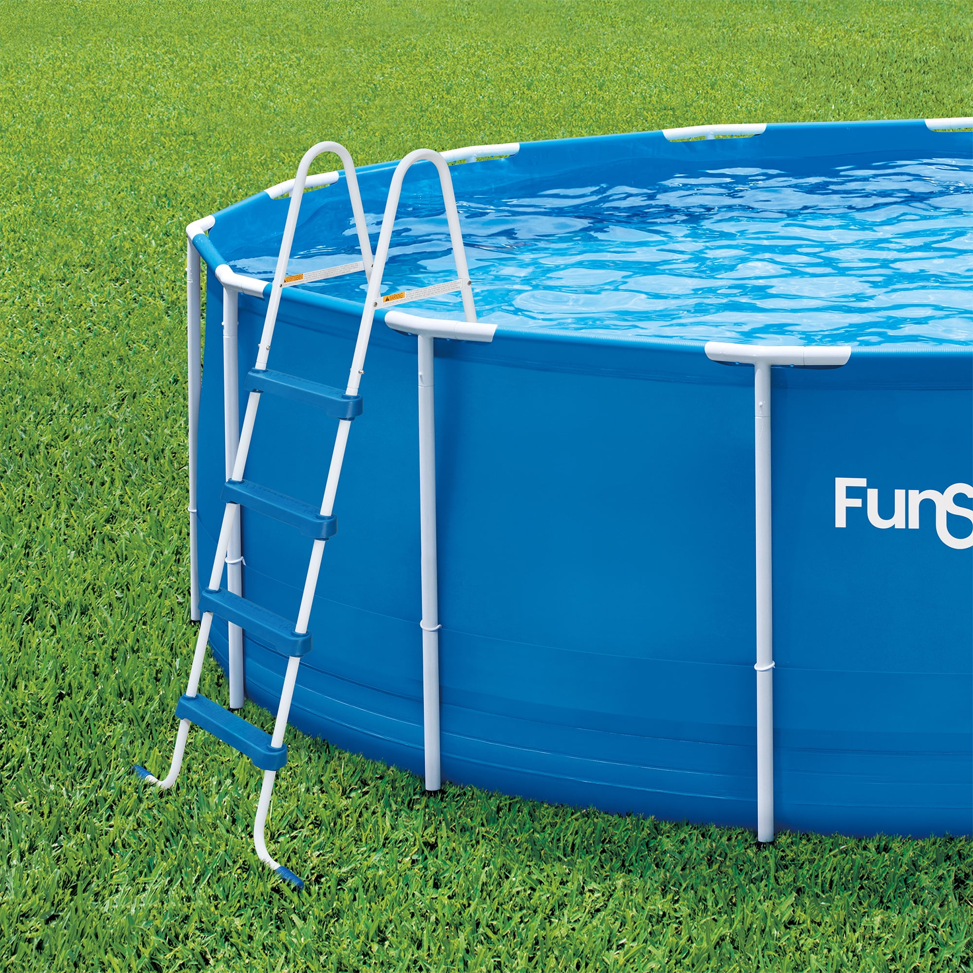 Funsicle 52" SureStep Pool Ladder, for Above Ground Swimming Pools, Blue & White
