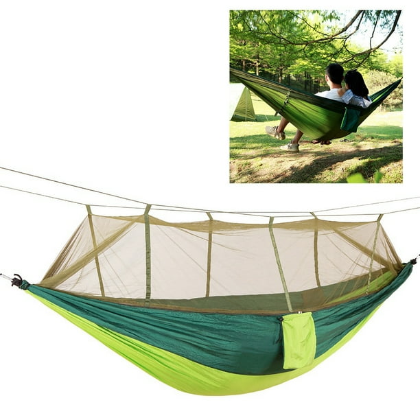 LYUMO Outdoor Hammock, Lightweight Outdoor Mosquito Net Hammock ...