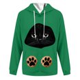 thumbnail image 4 of Levmjia Womens Hoodie Casual Long Sleeve Round Neck Cute Print Sweatshirt Soft Cotton Blend Pullover Loose Fit Comfortable Home Daily Wear, 4 of 5