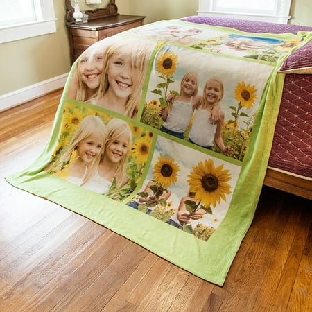 60x80 Collage Plush Fleece Blanket