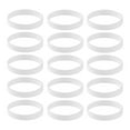 thumbnail image 1 of 15 piezas / paquete s de silicona s de goma de moda blanco Hugo Pulsera de silicona, 1 of 7