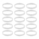 thumbnail image 1 of Pulseras de silicona Fernando 15 Piezas Blanco, 1 of 7