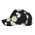 thumbnail image 5 of Balery Baseball Cap Adjustable Size for Running Workouts and Outdoor Activities All Seasons Dad Hat(Daisies Flowers), 5 of 9