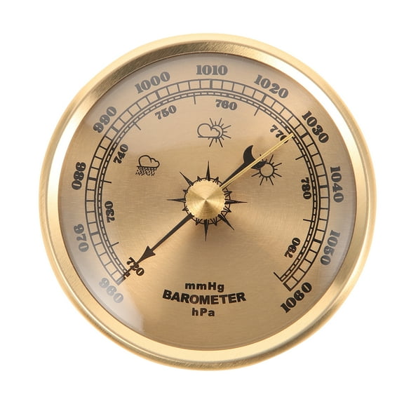 Metal Outdoor Air Pressure Dial Barometer Weather Gauge Small Accurate Pressure Measurement Tool
