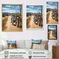 thumbnail image 4 of Designart "Bike Dual-Tire Quest" Bicycle Floater Framed Wall Art Print, 4 of 7