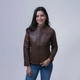 thumbnail image 1 of CHAMARRA RENATA PIEL BORREGO CAFÉ, 1 of 4