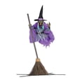 thumbnail image 1 of Decoración de Halloween Perfke Voladora en Escoba Flotante para Fiesta Patio Césped, 1 of 9