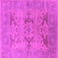 thumbnail image 1 of Ahgly Company Indoor Square Oriental Pink Industrial Area Rugs, 3' Square, 1 of 4