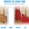 thumbnail image 3 of 24 in. Wide x Cut-to-Length – Non-Slip, All-Weather, Heavy-Duty Utility Runner Rug – Absorbent, Dirt-Trapping, Kid and Pet Safe for Entryways and High-Traffic Areas, Red, 3 of 9