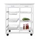thumbnail image 1 of Carrito de Servir, Carrito de Cocina,Cajones Cestas Estantes 4 Ruedas Freno,Moderno Espacioso con Cajón Estantes Ruedas Universales Metálicas,67 37 75cm esquí esquí Gafas de esquí, 1 of 5