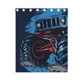 thumbnail image 4 of Monster Truck Curtains Black Out 63 Inch Length Curtains for Sliding Glass Doors Bedroom Living Room 2 Panels Set, 4 of 5