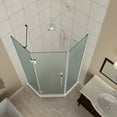 thumbnail image 4 of Aston Sen961f-34-10 Merrick Gs 72" High X 34" Wide X 34" Deep Hinged Frameless Shower, 4 of 7