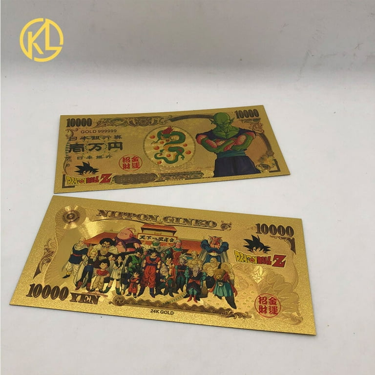 ドラゴンボールZ　ゴールドカード　キラカード　ホロカード J&G 22-Piece Gold-Plated Anime Dragon Ball Z Collectible