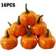 thumbnail image 2 of Moyic Mini calabaza de espuma Artificial para Halloween, 16 Uds., simulación de vegetales falsos, fruta artesanal, fiesta de cumpleaños, boda, Kits de decoración para fiestas Moyic HA000212-00, 2 of 6