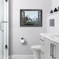 thumbnail image 5 of Western Eagle Wall Decor Rustic Bald Eagles Pictures Wall Art Canvas Print American Eagle Painting Framed Home Artwork For Living Room Bathroom Bedroom Kitchen Office 16"x12", 5 of 6