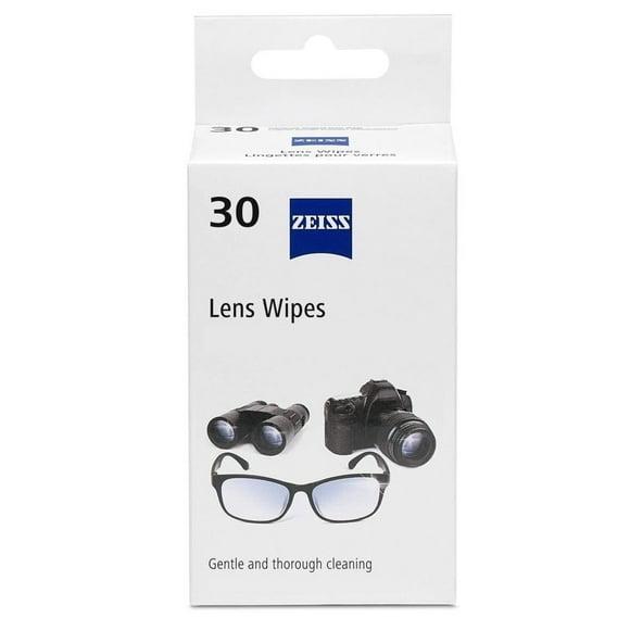 Zeiss Wipes 30pz toallitas humedas Limpieza Lentes