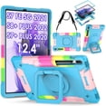 thumbnail image 1 of Funda híbrida giratoria 360 DETUOSI para Samsung Galaxy Tab S7 FE 5G / S8+ Plus / S7+ Plus 12.4", 1 of 9