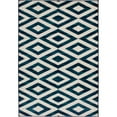 thumbnail image 1 of Central Oriental 2345NP70EC.084 6 ft. 7 in.x 9 ft. 6 in. Living Logic Tecopa Rectangle Area Rug, White & Blue, 1 of 1