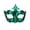 A004- Green, variant on Lace Masquerade Mask, Masquerade Mask for Women 7 Inch Venetian Masquerade Masks, Mask Accessory for Masquerade Party, Mardi Gras Celebration, Gold Black Lace Design, 1 Pack