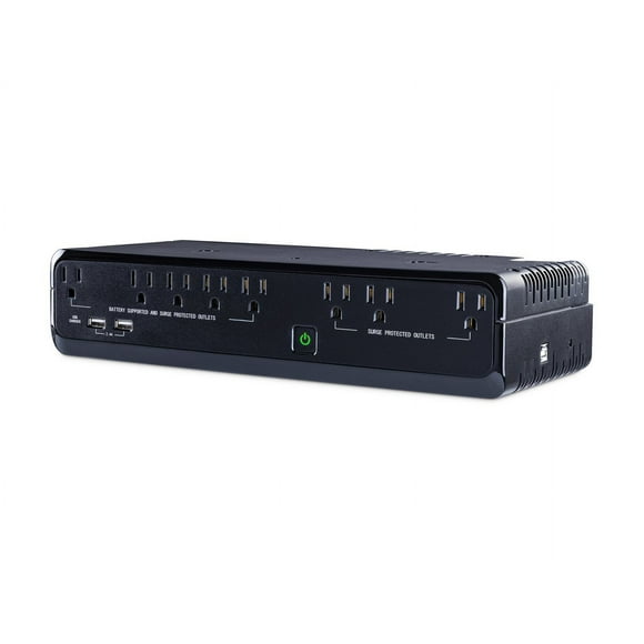 CyberPower SL750U - UPS - AC 96-140 V - 375 Watt - 750 VA - 5.5 Ah - output connectors: 8 - black