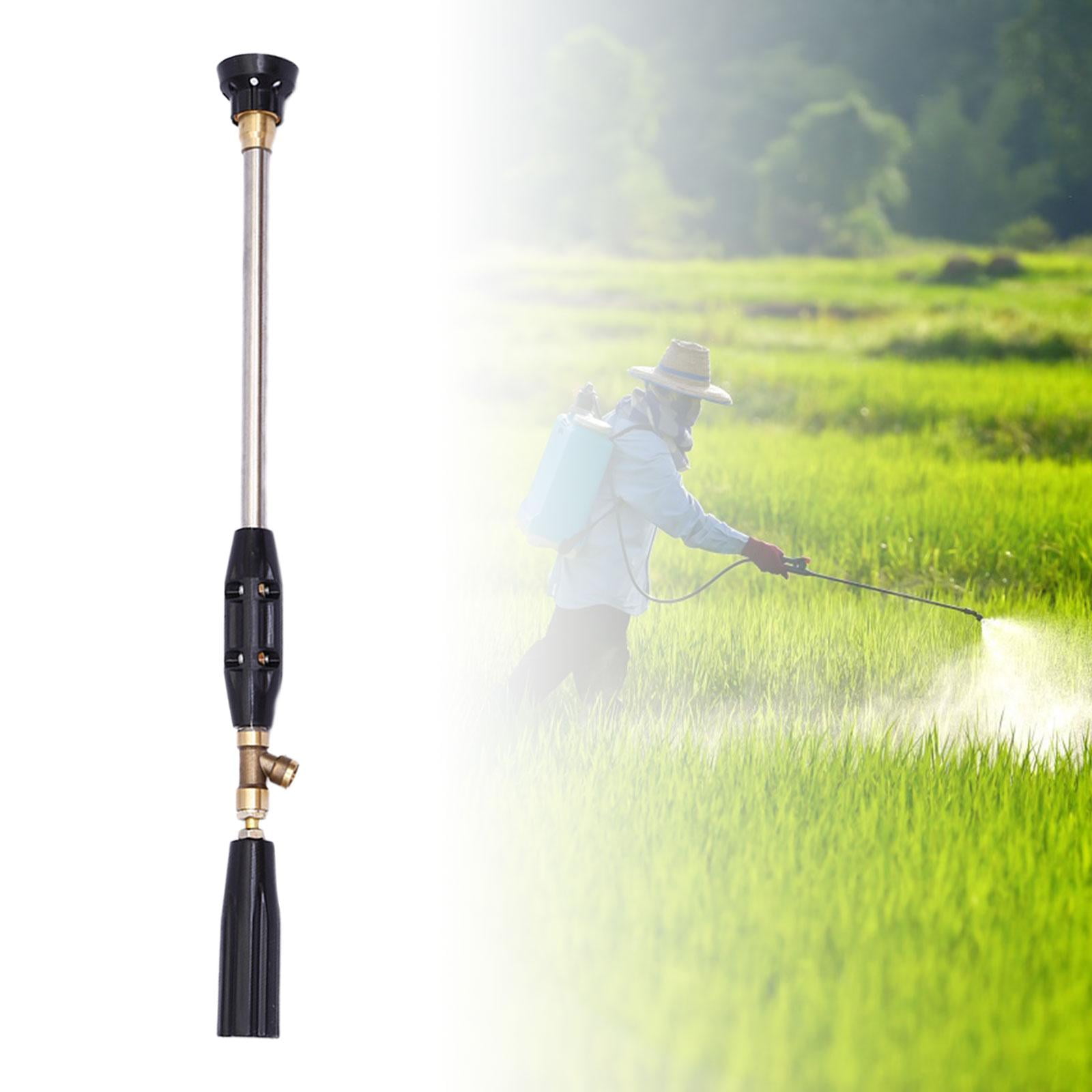 Fzaqwen High Pressure Water Spray Devices Durable Adjustable Garden Hose Nozzle for Lawn 60cm
