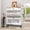 White, variant on Accreate Shoe Cabinet with 2 Flip Drawers and 1 Large Drawer, Wooden Shoe Organizer Cabinet with Adjustable Shelf, Shoe Storage for Entryway, Hidden Shoe Cabinet for Hallway, Living Room
