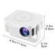 thumbnail image 3 of Pisexur Electronics para hombres 1080P Full HD portátil mini proyector Bluetooth mejorado proyector de películas con pantalla TV Sticks Smartphones/HDMI/USB para uso en interiores y exteriores Electr, 3 of 8