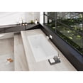 thumbnail image 2 of Kingston Brass VTPN673219T 67-Inch Acrylic Rectangular Drop-In Tub with Anti-Skid Surface in Glossy White, 2 of 7
