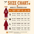 thumbnail image 3 of HNMKIU Pumpkin Hooded Onesie Pajamas, Loose Fit Halloween Homewear Soft Plush Unisex Cosplay For Night Party Red,XL, 3 of 7