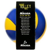Mikasa MVA200 Official FIVB Game Volleyball, Blue and Yellow
